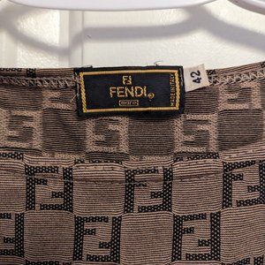 Vintage Fendi Monogram Top - Size 42 (Euro), Made in Italy